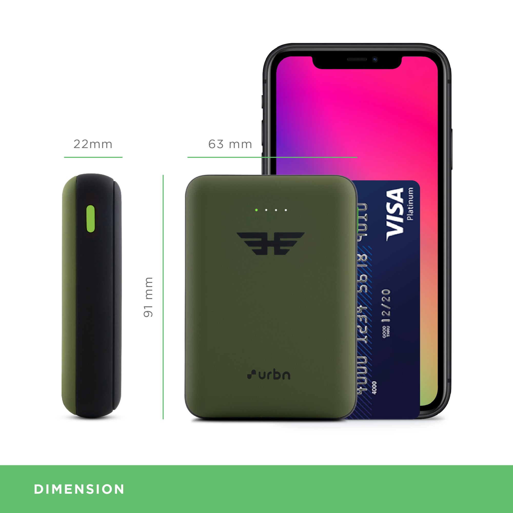 Buy Urbn Mah W Fast Charging Power Bank Type A Type C